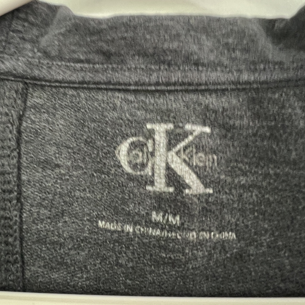 Calvin Klein Jacket Medium Dark Grey Basic Casual… - image 2